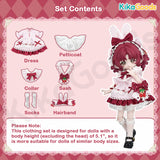 Dessert Series Cherry Pie 1/12 BJD Clothing Set