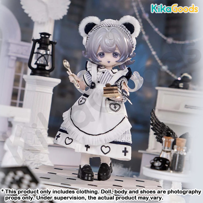 Daily Series Bear Cross Knot 1/12 BJD Clothing Set – KIKAGoods