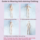 BJD/MJD Action Figure Anti-staining Clothing