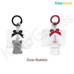 Flocked Milk Candy Dog Charm
