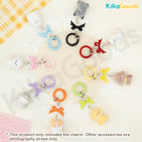 Flocked Milk Candy Dog Charm