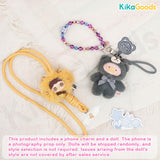 KikaGoods Handmade Beaded Phone Charm Set