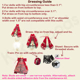 Floral Whisper Series Rose 1/12 Clothing Set