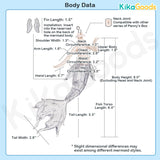 Penny's Box B05 Transparent Fishtail 1/8 BJD Mermaid Body【Shipped in Jul./Aug. 2026】