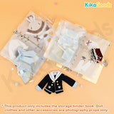Doll Clothes Storage Binder Book
