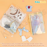 Doll Clothes Storage Binder Book