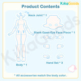 Mushroom Mycelium Naming Series 1/12 BJD Body
