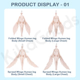 Penny's Box Luluya Cloud Feather Pavilion Series 1/8 Action Figure BJD Winged Body