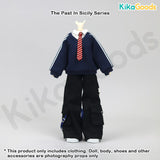 Vintage American School Uniform Series 1/8 BJD Clothing Set