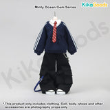 Vintage American School Uniform Series 1/8 BJD Clothing Set