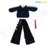 Vintage American School Uniform Series 1/8 BJD Clothing Set