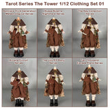 Tarot Series The Tower 1/12 Clothing Set