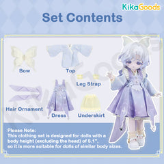 National Style Series Butterfly Ode 1/12 BJD Clothing Set【Shipped in Aug./Sept. 2026】