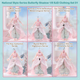 National Style Series Butterfly Shadow 1/8 BJD Clothing Set【Shipped in Sept. /Oct. 2026】