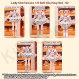 Penny's Box Mouse Chef Series 1/8 BJD Clothing Set
