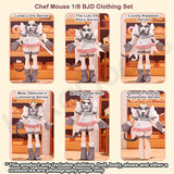 Penny's Box Mouse Chef Series 1/8 BJD Clothing Set
