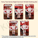 Fairy Tale Series Night Carnival 1/8 BJD Clothing Set【Shipped in Sept. /Oct. 2026】