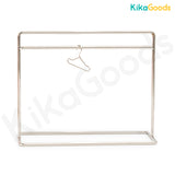 Mini Action Figure Clothing Rack & Hanger Set