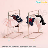 Mini Action Figure Clothing Rack & Hanger Set