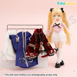 Mini Action Figure Clothing Rack & Hanger Set