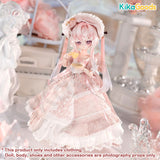 Floral Whisper Series Peach Waltz 1/8 BJD Clothing Set