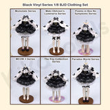 Black Vinyl Series BJD Clothing Set【Shipped in Oct./Nov. 2026】