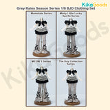 Grey Rainy Season Series BJD Clothing Set【Shipped in Oct./Nov. 2026】
