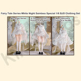 Fairy Tale Series White Night Saintess Special 1/6 BJD Clothing Set