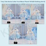 Fairy Tale Series Letter from Meow Planet 1/8 BJD Clothing Set