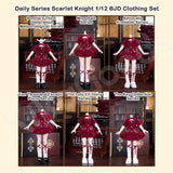 Daily Series Scarlet Knight 1/12 BJD Clothing Set【Shipped in Oct./Nov. 2026】