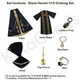 Tarot Series Black Hermit Clothing Set【Shipped in Oct./Nov. 2026】