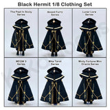 Tarot Series Black Hermit Clothing Set【Shipped in Oct./Nov. 2026】
