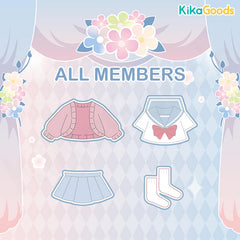 Teennar Afternoon Flower Tea Limited High School Uniform Set 1/12 BJD Figure Clothes