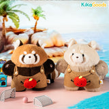 Red Panda Handmade Crossbody Doll Plush Toy