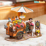 Rolife 3D Puzzle Creation Set - Blossom Cart