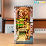 Rolife Book Nook Shelf Insert - Sakura Densya
