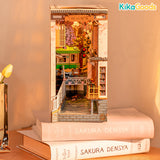 Rolife Book Nook Shelf Insert - Sakura Densya