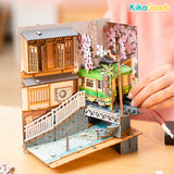 Rolife Book Nook Shelf Insert - Sakura Densya