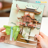 Rolife Book Nook Shelf Insert - Falling Sakura