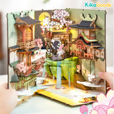 Rolife Book Nook Shelf Insert - Falling Sakura
