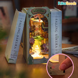 Rolife Book Nook Shelf Insert - Falling Sakura
