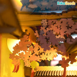 Rolife Book Nook Shelf Insert - Falling Sakura
