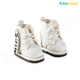 High-Top Boots with Tag 1/12 BJD Figure Shoes Accessories
