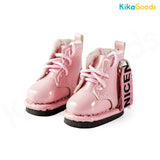 High-Top Boots with Tag 1/12 BJD Figure Shoes Accessories
