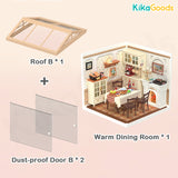Rolife Super Creator DIY Miniature House - Warm Dining Room