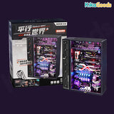 ROKR Parallel World Marble Run Miniature Assembly - The Future City