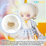 Minty Series White Hair Piece Set