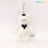 Monday Bruce Series Plush Figure Keychain