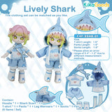Daily Series Lively Shark 1/12 BJD Clothing Set