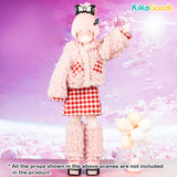 LuckyDoll Pink Plush Series 1/6 Points BJD Clothing Set